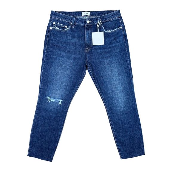 Pistola Dark Wash Essex Distressed Jeans Q6643CSF-ESXP - Size 31 - Picture 2 of 8